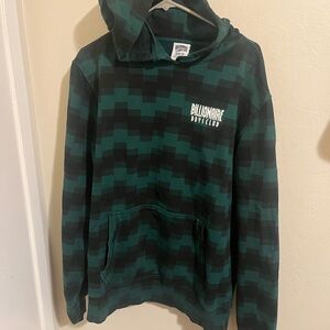 Billionaire‎ Boys Club Checkered Green and Black Hoodie